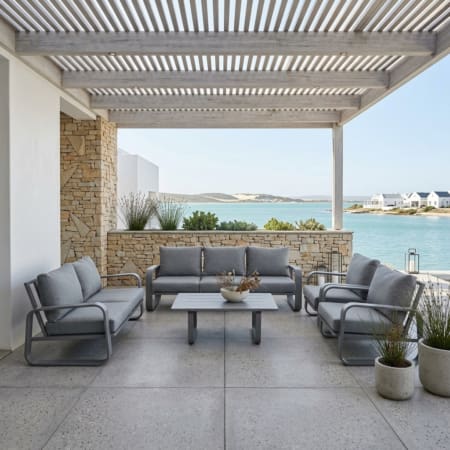 Travalia 5 Piece Lounge Set Grey