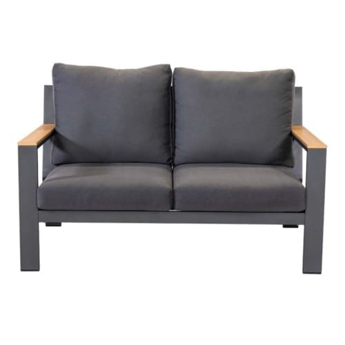 Hamburg 2-Seater Sofa Charcoal
