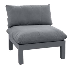 Loxton Armless Lounge Chair Grey VB