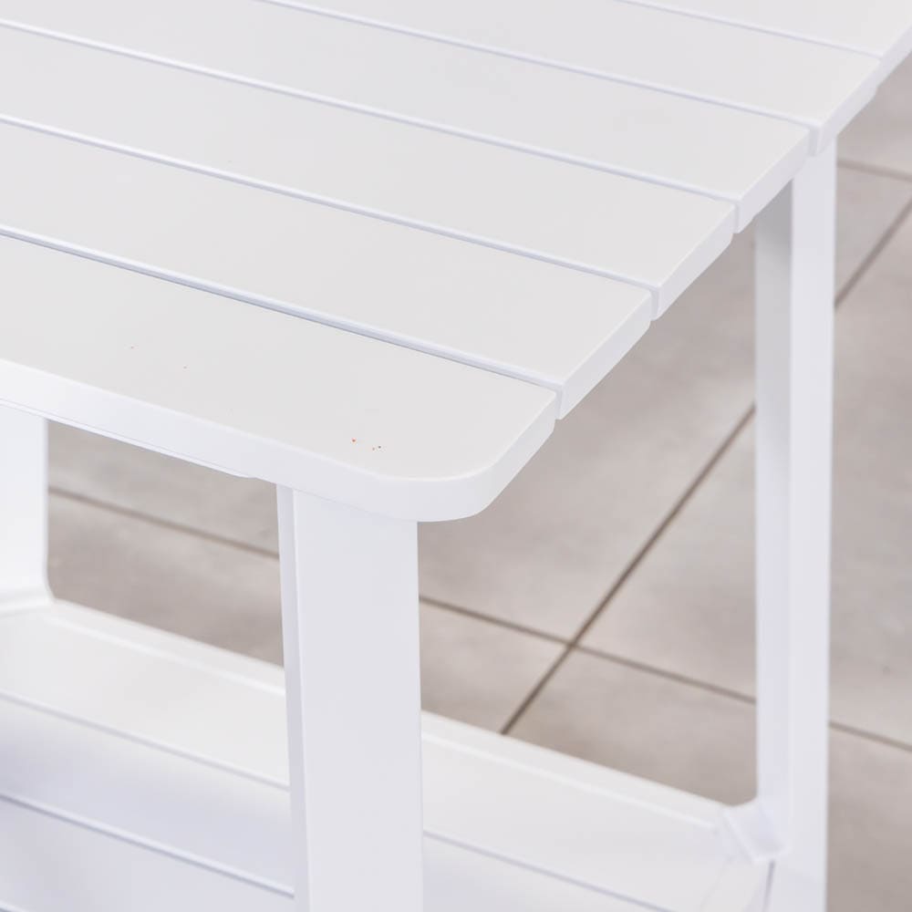 Midura Side Table White Close Up VB