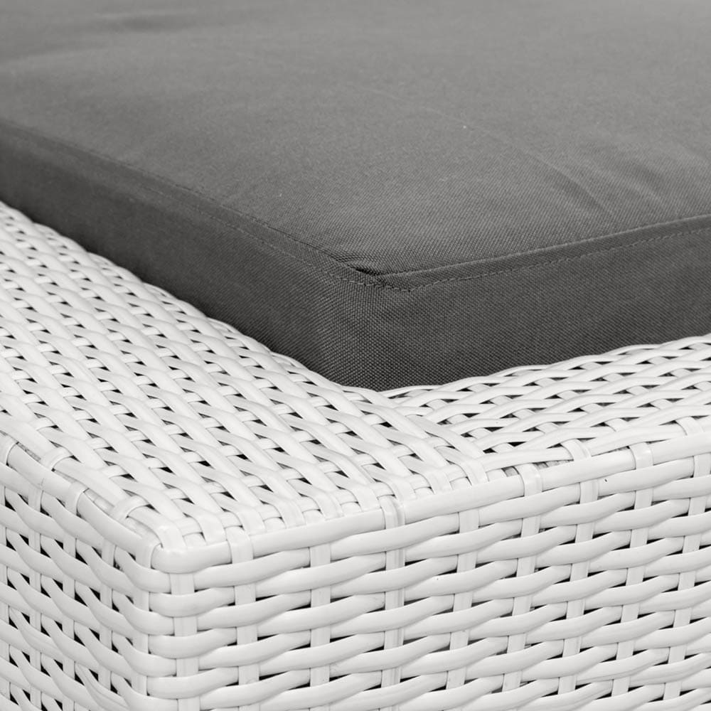 Lilly Sun Lounger White Grey Close Up 2 VB