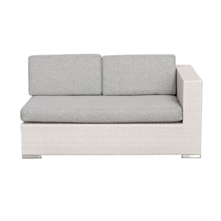 Petunia 2 Seater Left Sofa White & Light Grey Front(VB)