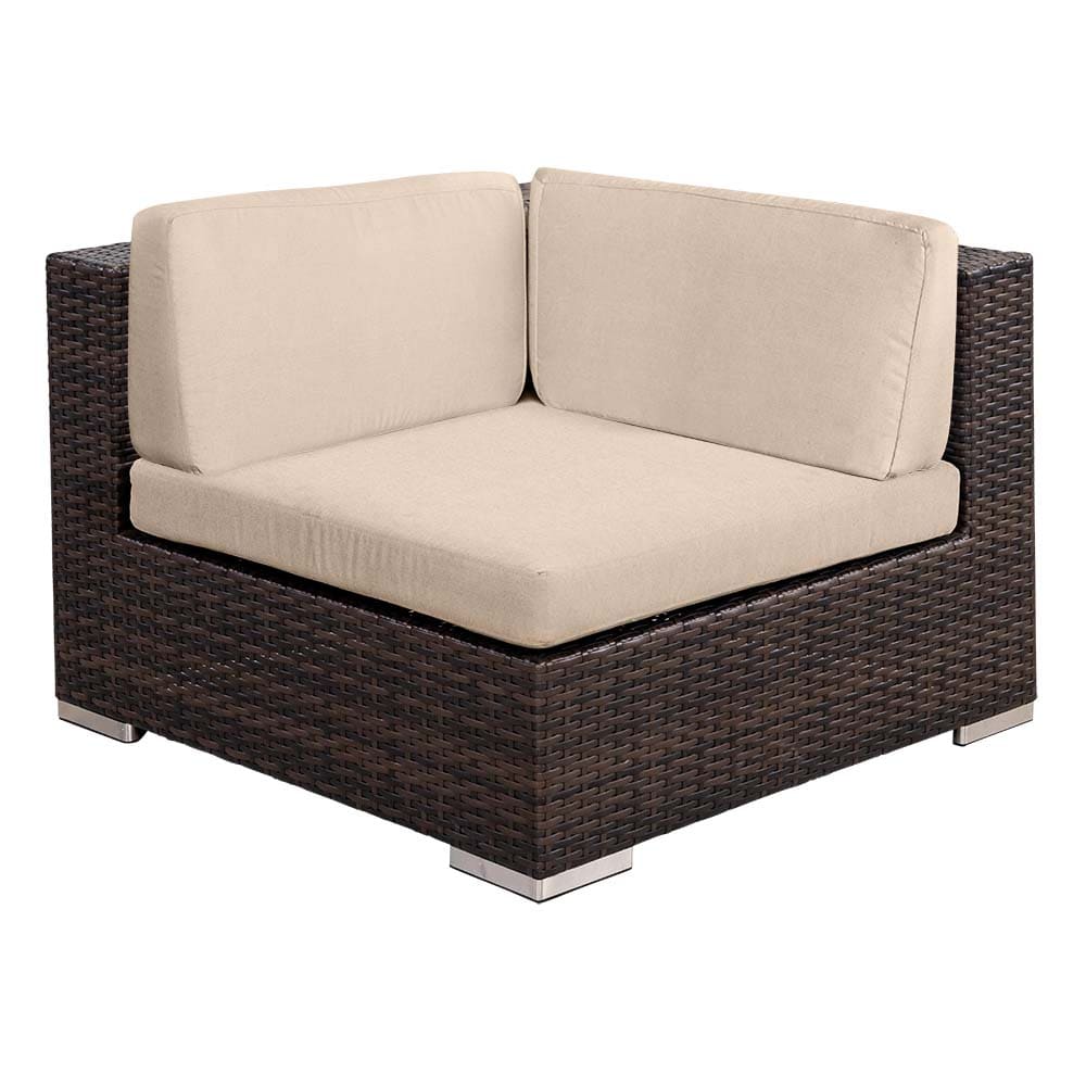 Petunia Corner Sofa Brown Beige VB