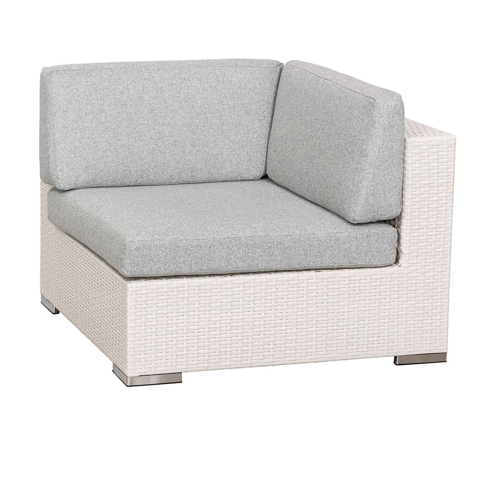 Petunia Corner Sofa White & Light Grey Front (VB)
