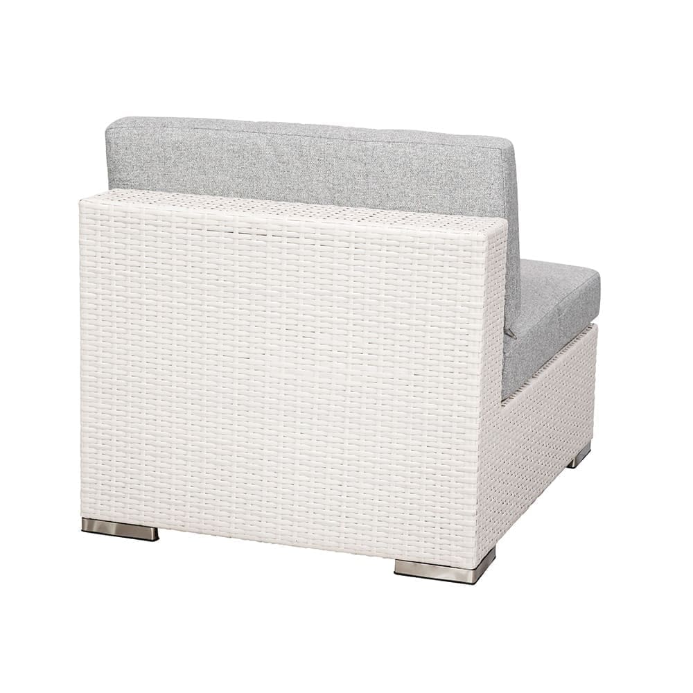 Petunia Middle Chair White & Light Grey Back (VB)