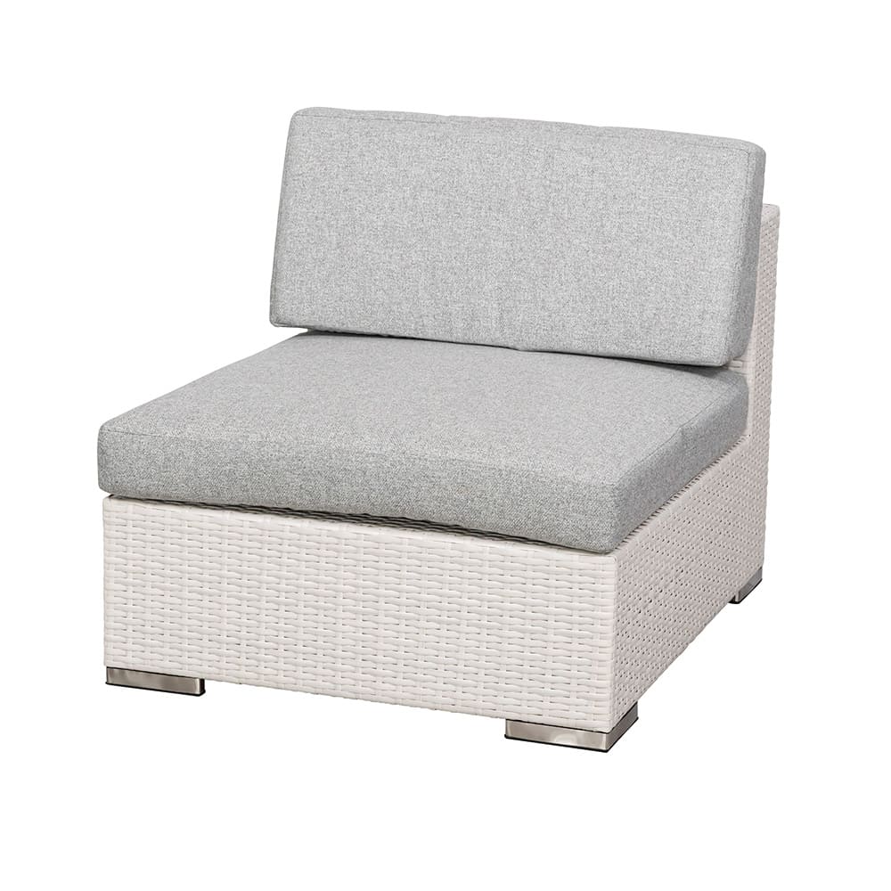 Petunia Middle Chair White & Light Grey Front (VB)