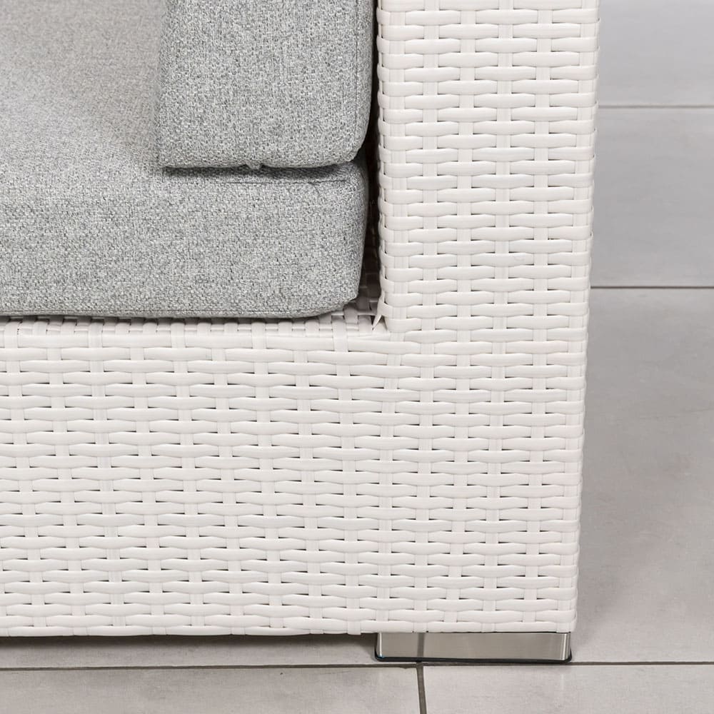 Petunia Sofa White & Light Grey Close Up 3 (VB)