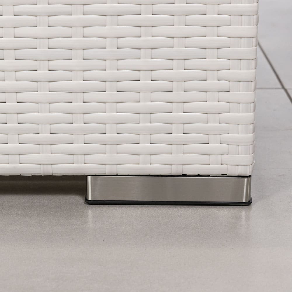 Petunia Sofa White & Light Grey Close Up 5 (VB)