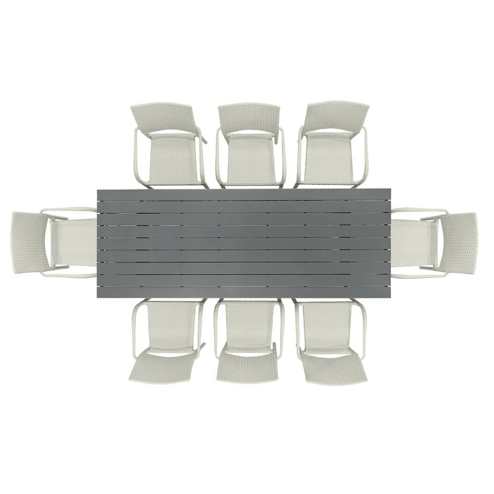 Columbus 8 Seater Dining Set Aerial VB