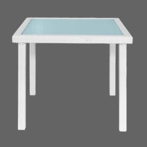 Rose 4 Seater Dining Table White VB