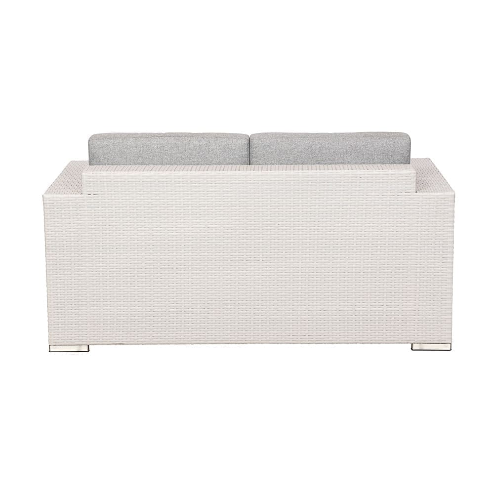 Disa 2 Seater Sofa White & Light Grey Back (VB)