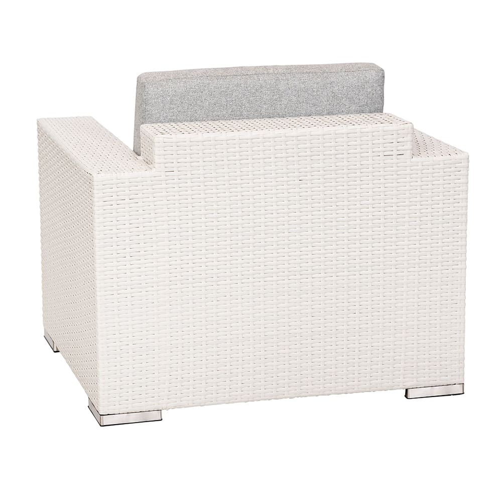 Disa Lounge Chair White & Light Grey Back (VB)
