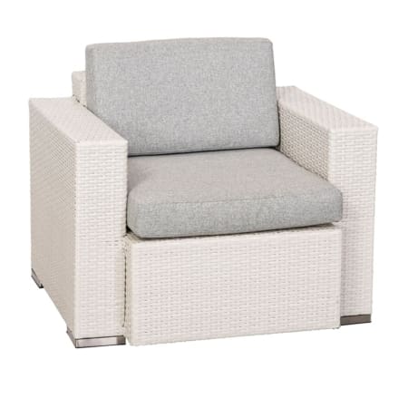 Disa Lounge Chair White & Light Grey (VB)