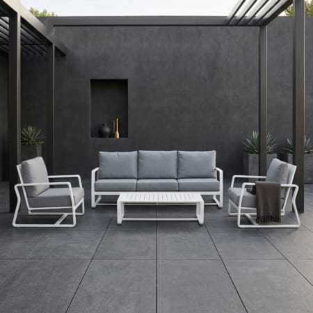 Bon 4 Piece Loung Set White