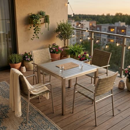 Atacama 4 Seater Dining Set