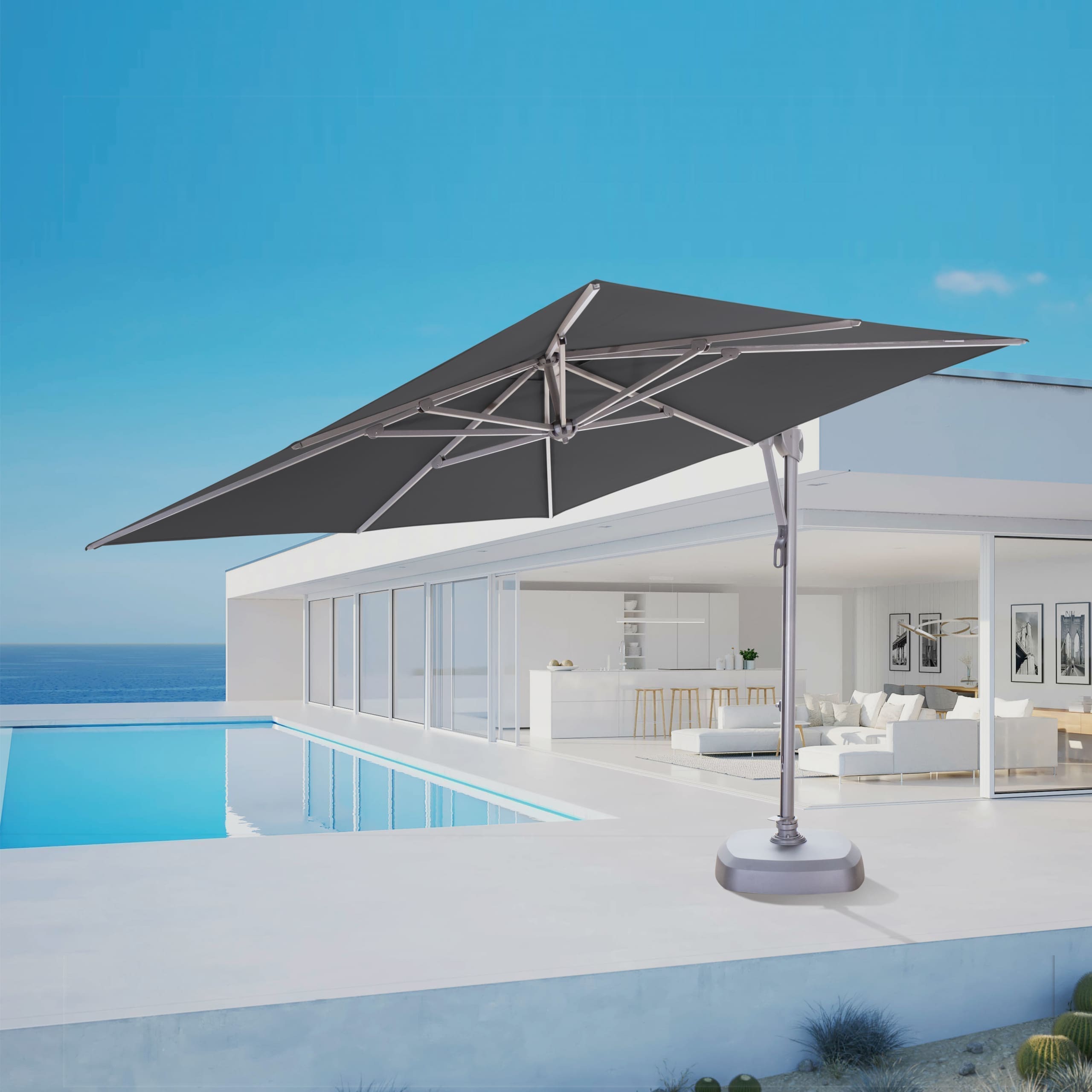 3x3m Sling Umbrella Gasoline Lifestyle High Res Tilted VB scaled