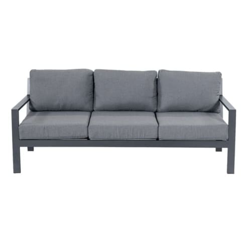 Maule 3-Seater Sofa Charcoal & Grey