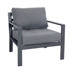 Maule Lounge Chair Charcoal Grey VB