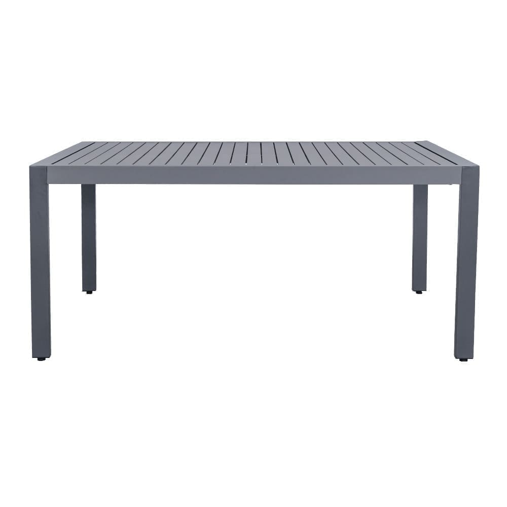 Maule Low Lounge Dining Table Charcoal Grey VB