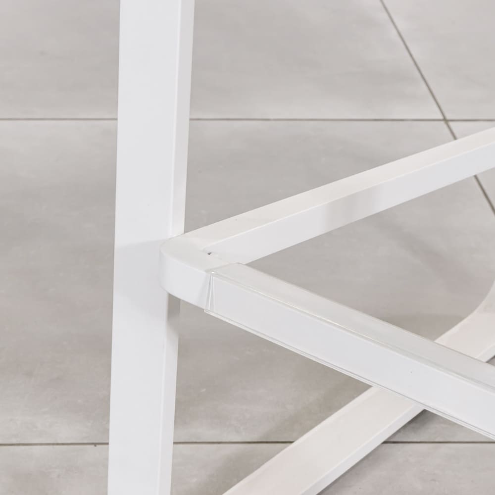 Travalia Bar Chair White Light Grey Close Up 4 VB