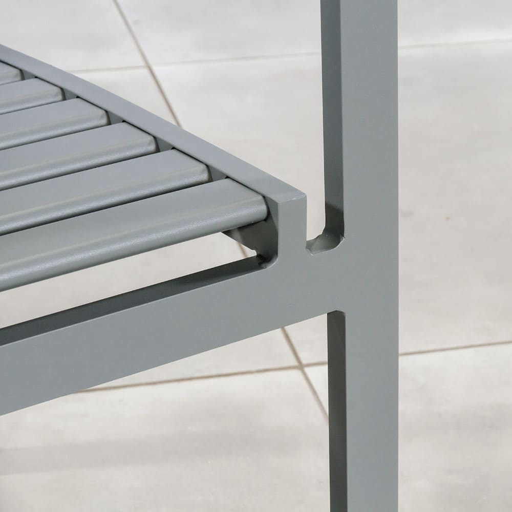 Allie Dining Chair Grey Close Up VB