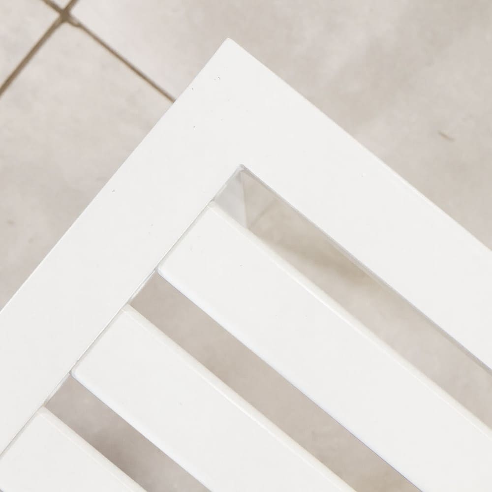 Allie Side Table White Close Up 2VB
