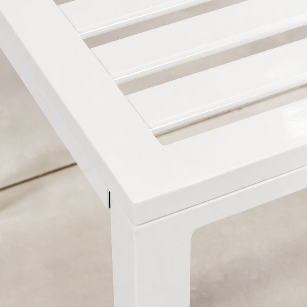 Allie Side Table White Close Up VB