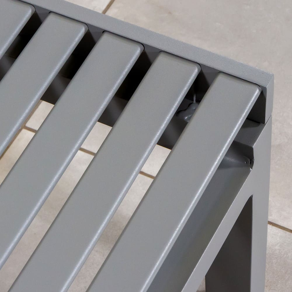 Allie Sun Lounger Grey Close Up 2VB