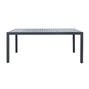 Amalfi 6 Seater Dining Table Charcoal VB