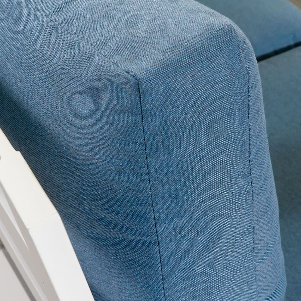 George Lounge Sofa Blue Close Up VB