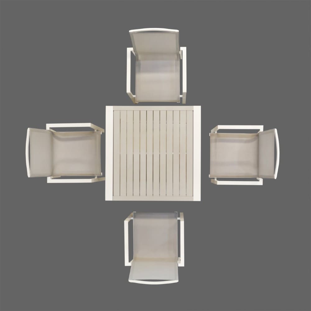 Grace 4 Seater Dining Bar Set Aerial VB scaled
