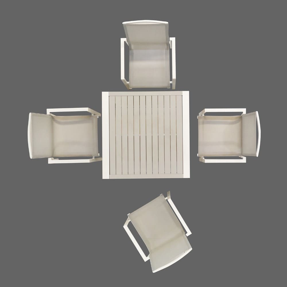 Grace 4 Seater Dining Set Aerial VB