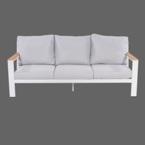 Hamburg Lounge 3 Seater Sofa White VB