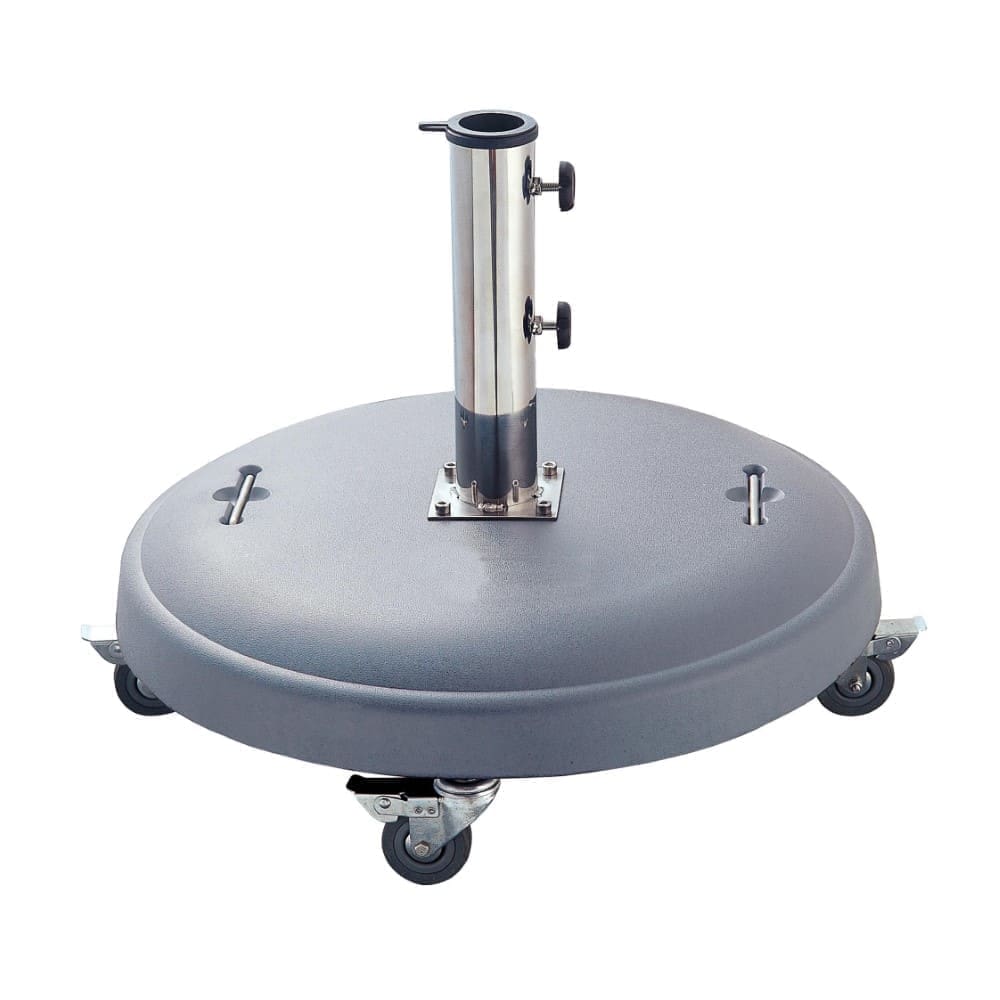 50kg Umbrella Base With Wheels Grey