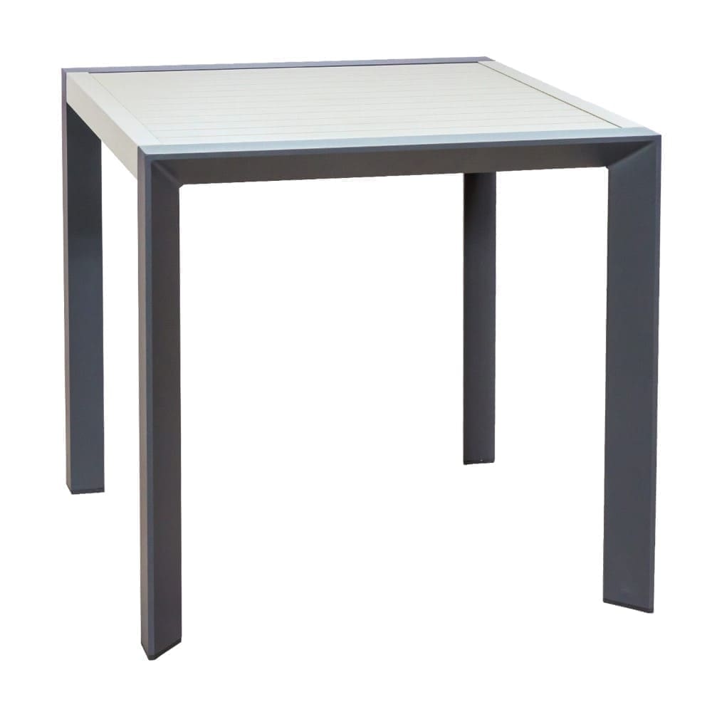 Palermo 4 Seater Bar Table Charcoal VB