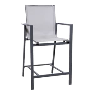 Palermo Bar Chair Charcoal VB
