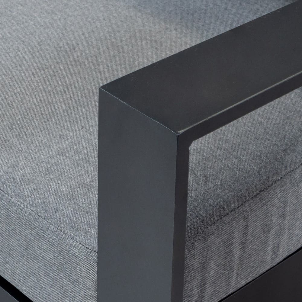 Palm Sofa Charcoal Close Up 3 VB