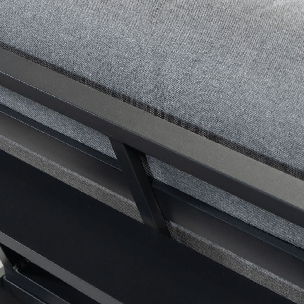 Palm Sofa Charcoal Close Up A VB