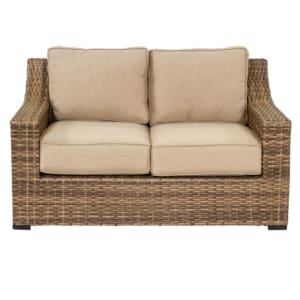Paris Lounge 2 Seater Sofa Brown VB 1