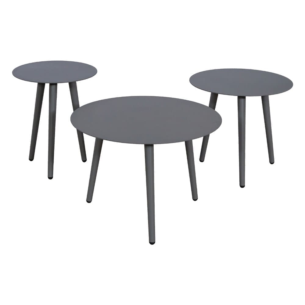 Quin Charcoal Side Table Set VB