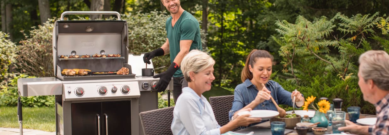 WEBER GENESIS II EP335 GAS BBQ BLACK 3