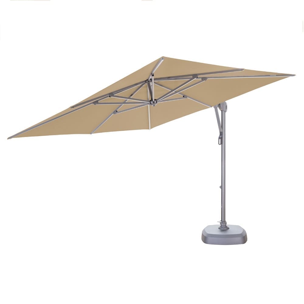 3x3m Sling Umbrella Khaki Tilted VB