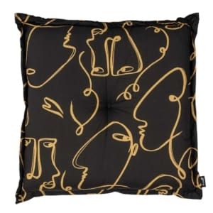 Faces Black Seat Pad Cushion VB