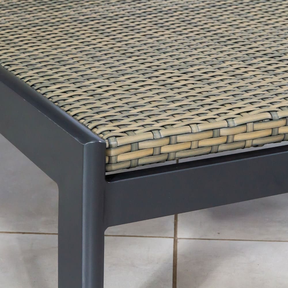 Follina Sun Lounger Charcoal Close Up VB