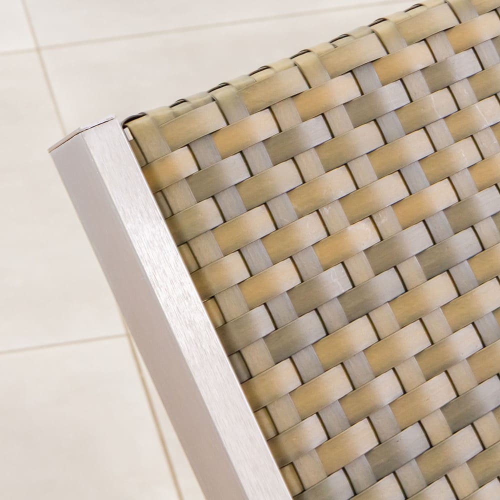 Nanga Sun Lounger Grey Brown Close Up 4 VB