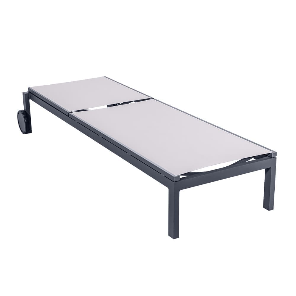 Roxy Sun Lounger Charcoal Light Grey B VB