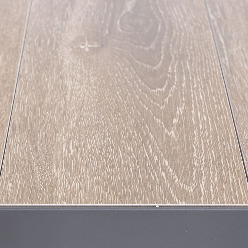 Sultan 8 Seater Dining Table Charcoal Brown Close Up 2 VB
