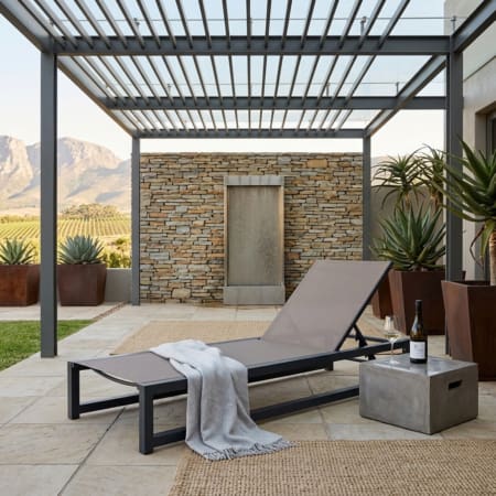 Valentino Sun Lounger Charcoal