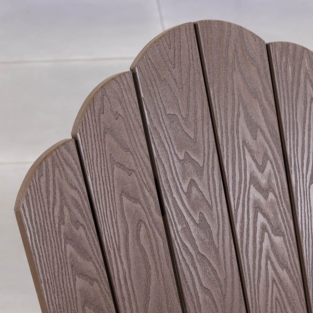Adirondack Chair Brown Close Up 3 VB