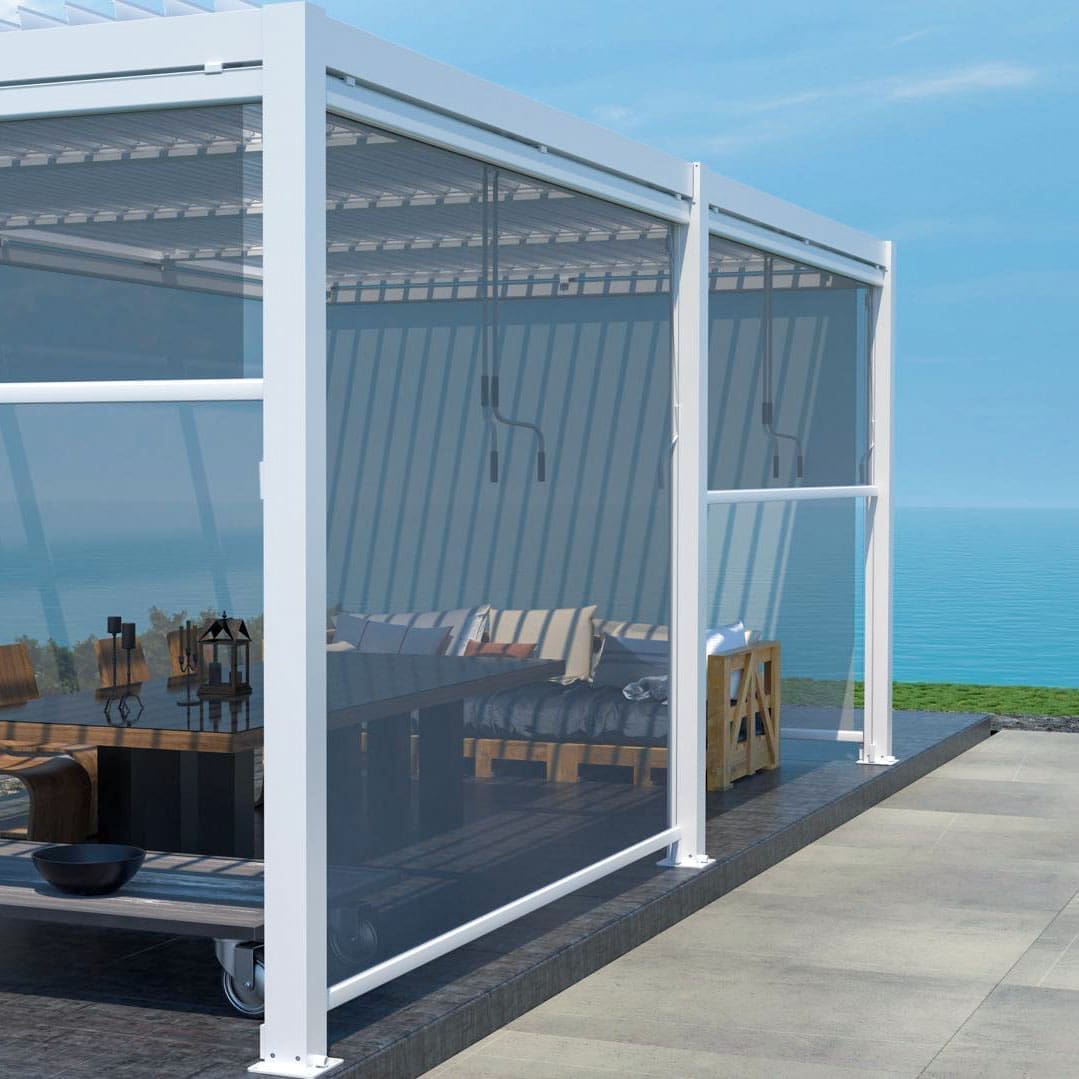 GB124580400W Hammond 580cmx400cm Pergola White